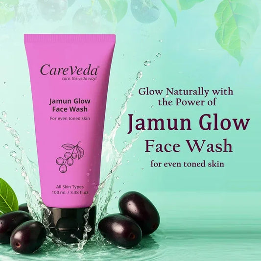 CareVeda Jamun Glow Face Wash