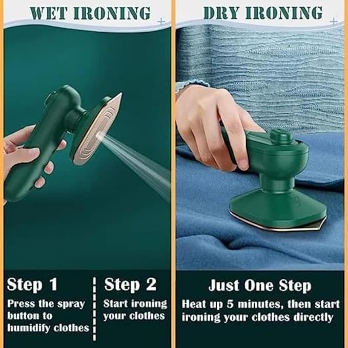 Portable 2 in 1 Steam Iron