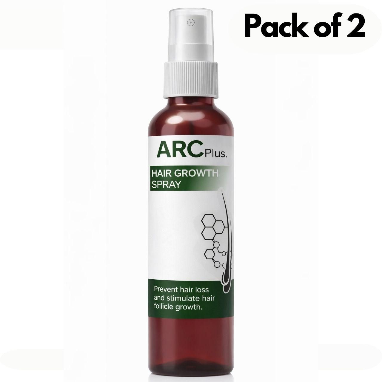 ARC Plus Hair Growth Spray (Pack of 2)