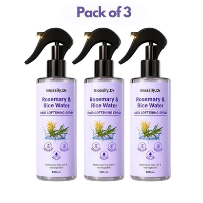 Glossily.Dr Rosemary & Rice Water Hair Spray (Pack of 3)